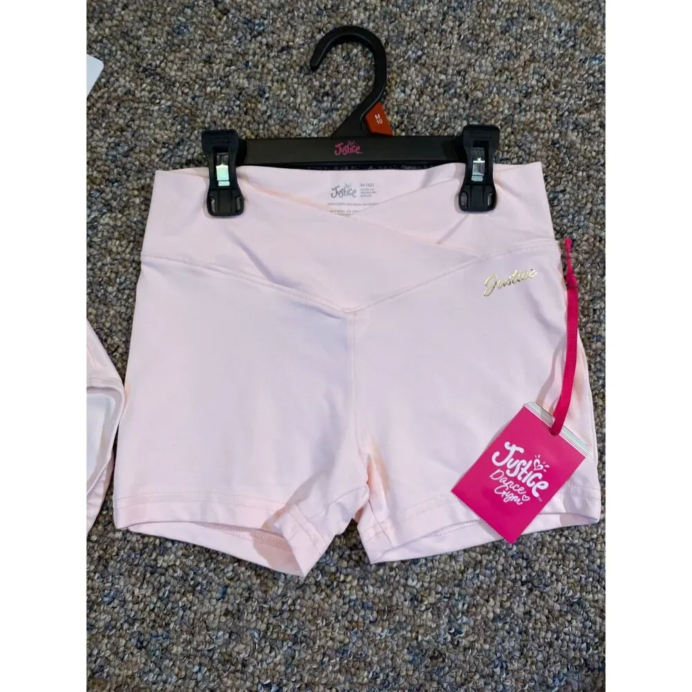 Justice 3 Piece Girls Dance or Gymnastics Bundle Size 10